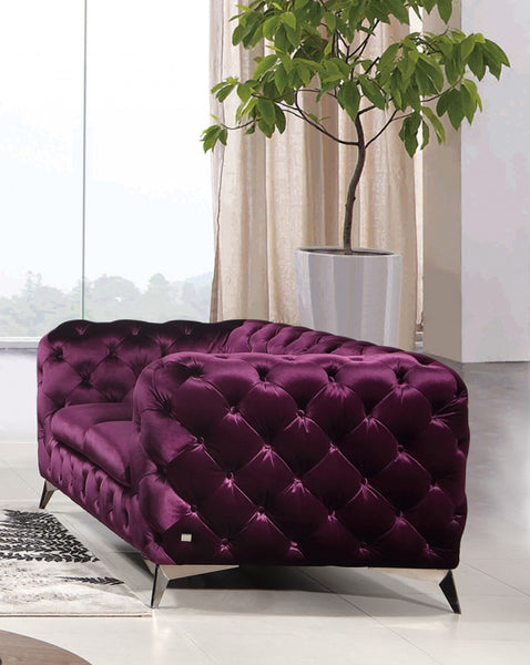 Delilah 3-Piece Tufted Sofa Set