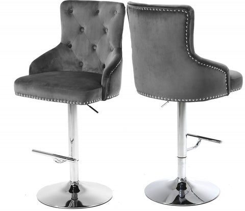 CLAUDE VELVET COUNTER/BAR STOOL