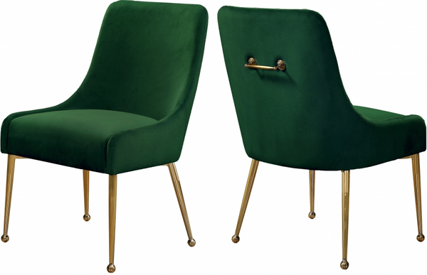 OWEN VELVET DINING CHAIRS GOLD