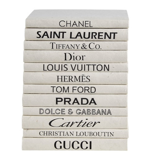 Chanel Louis Vuitton Books Decor