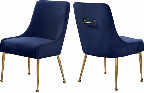 OWEN VELVET DINING CHAIRS GOLD