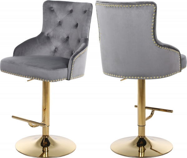 CLAUDE VELVET COUNTER/BAR STOOL