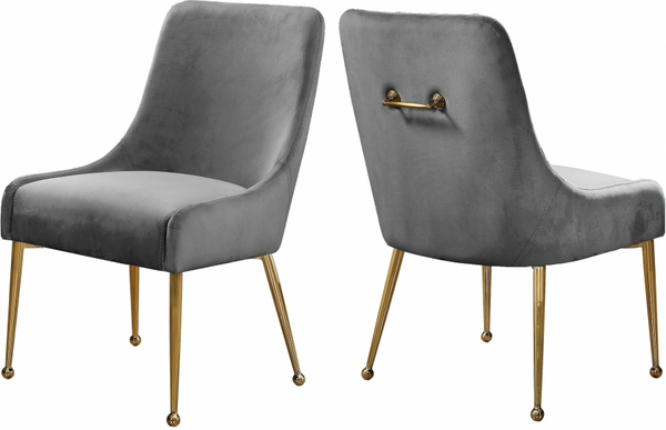 OWEN VELVET DINING CHAIRS GOLD