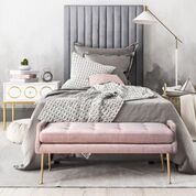 Arielle Velvet Tufted Bed